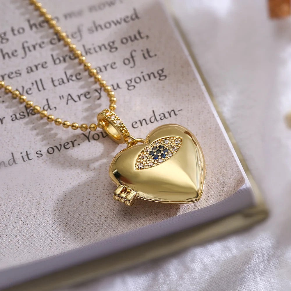 Eye Heart Locket