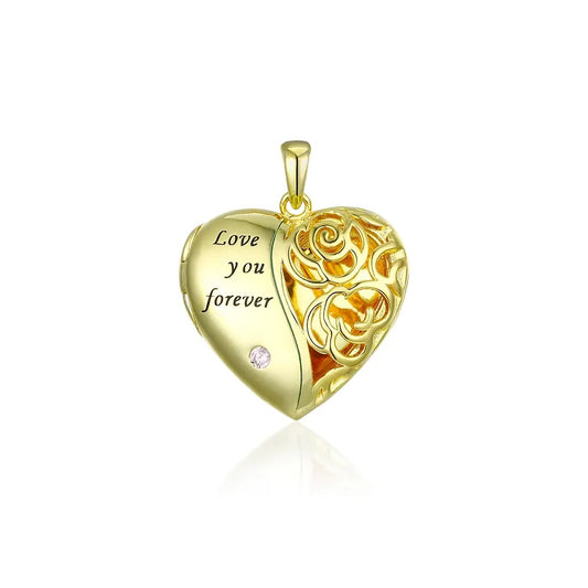 Love you Forever Heart Locket